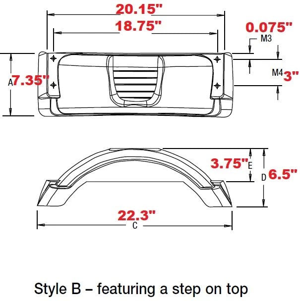 Boat Trailer Parts,Fenders