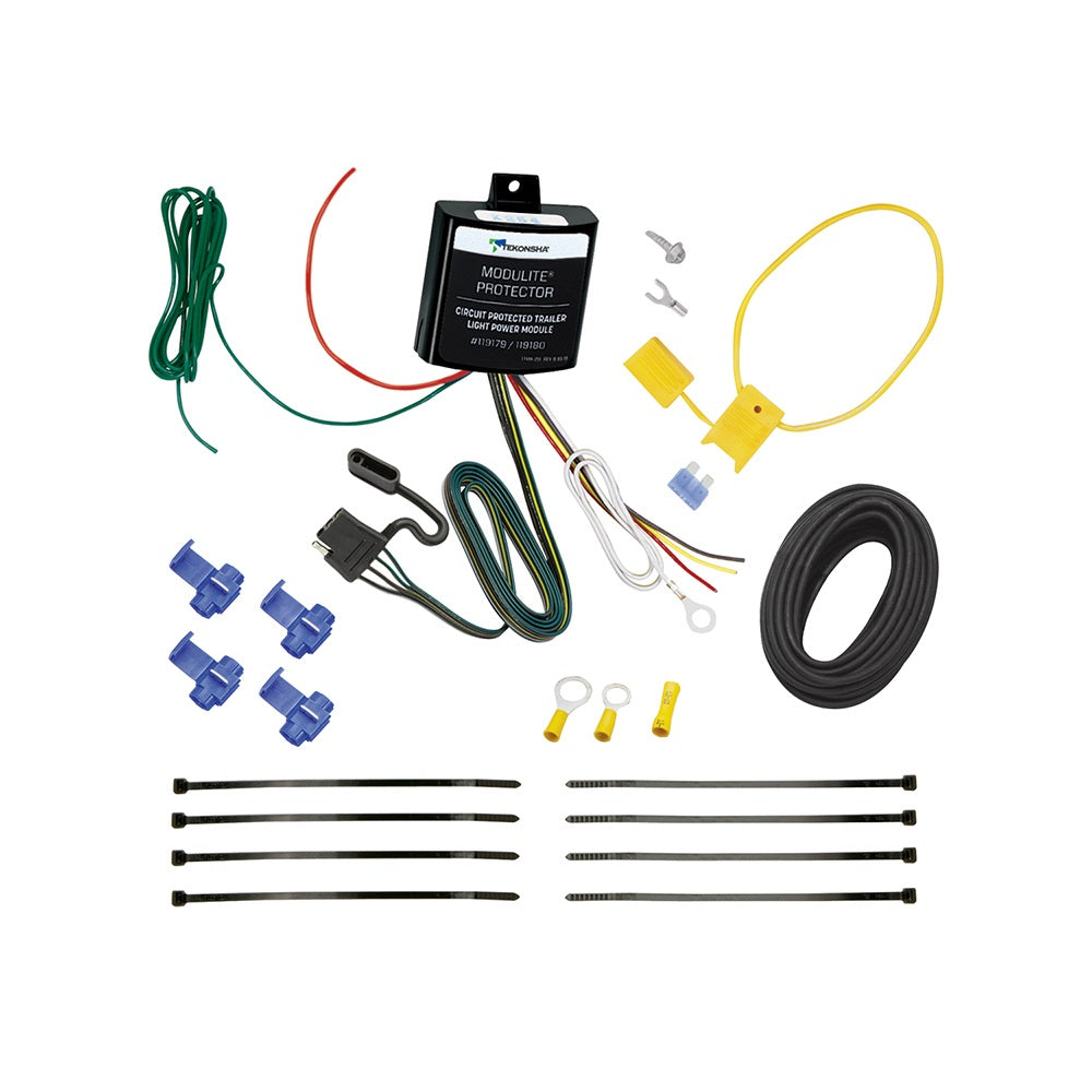 Trailer Wiring Parts and Accessories,4-Flat