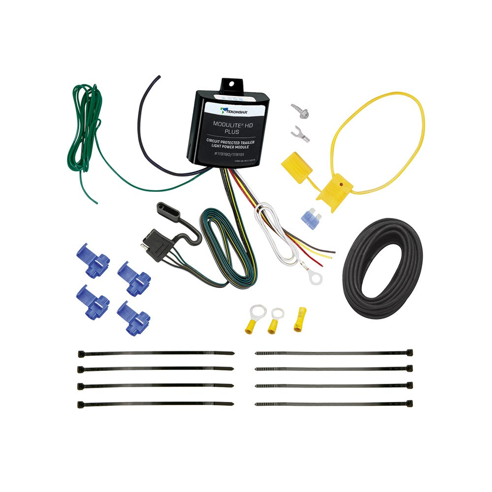 Trailer Wiring Parts and Accessories,4-Flat