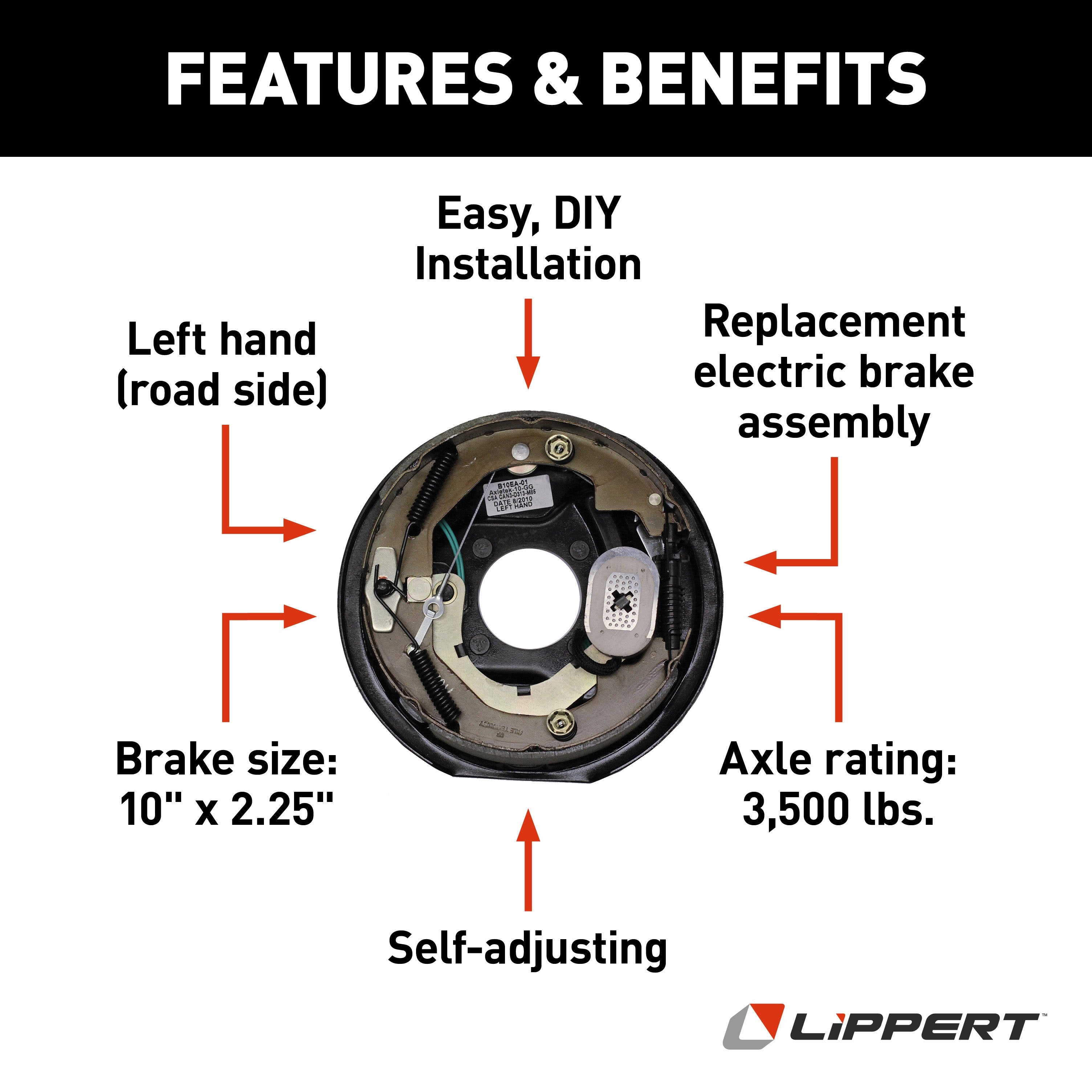 Trailer Brakes,Electric Drum Brake Assemblies