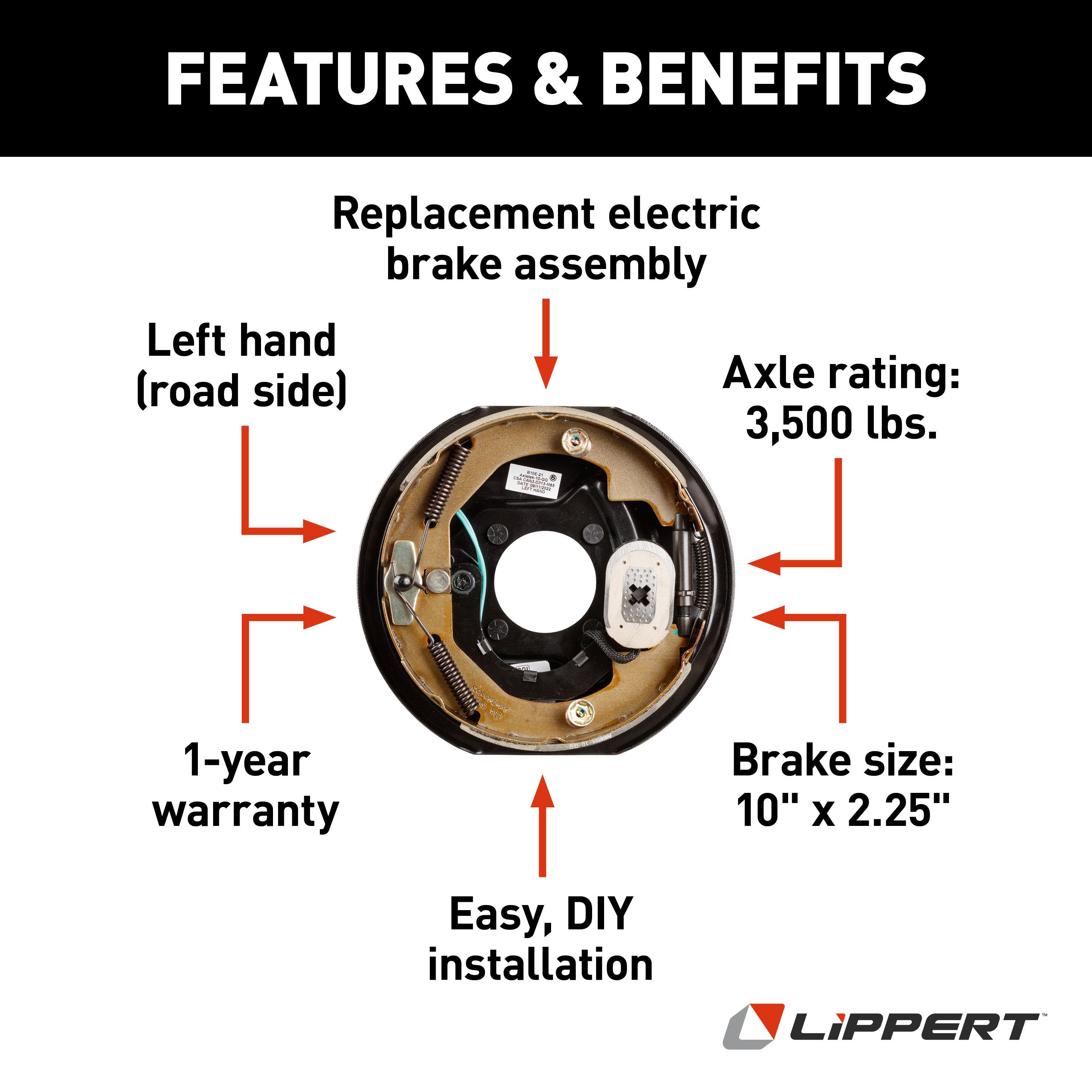 Trailer Brakes,Electric Drum Brake Assemblies