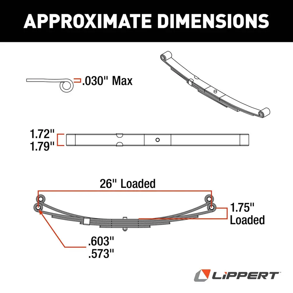 Leaf Springs,Double Eye Springs