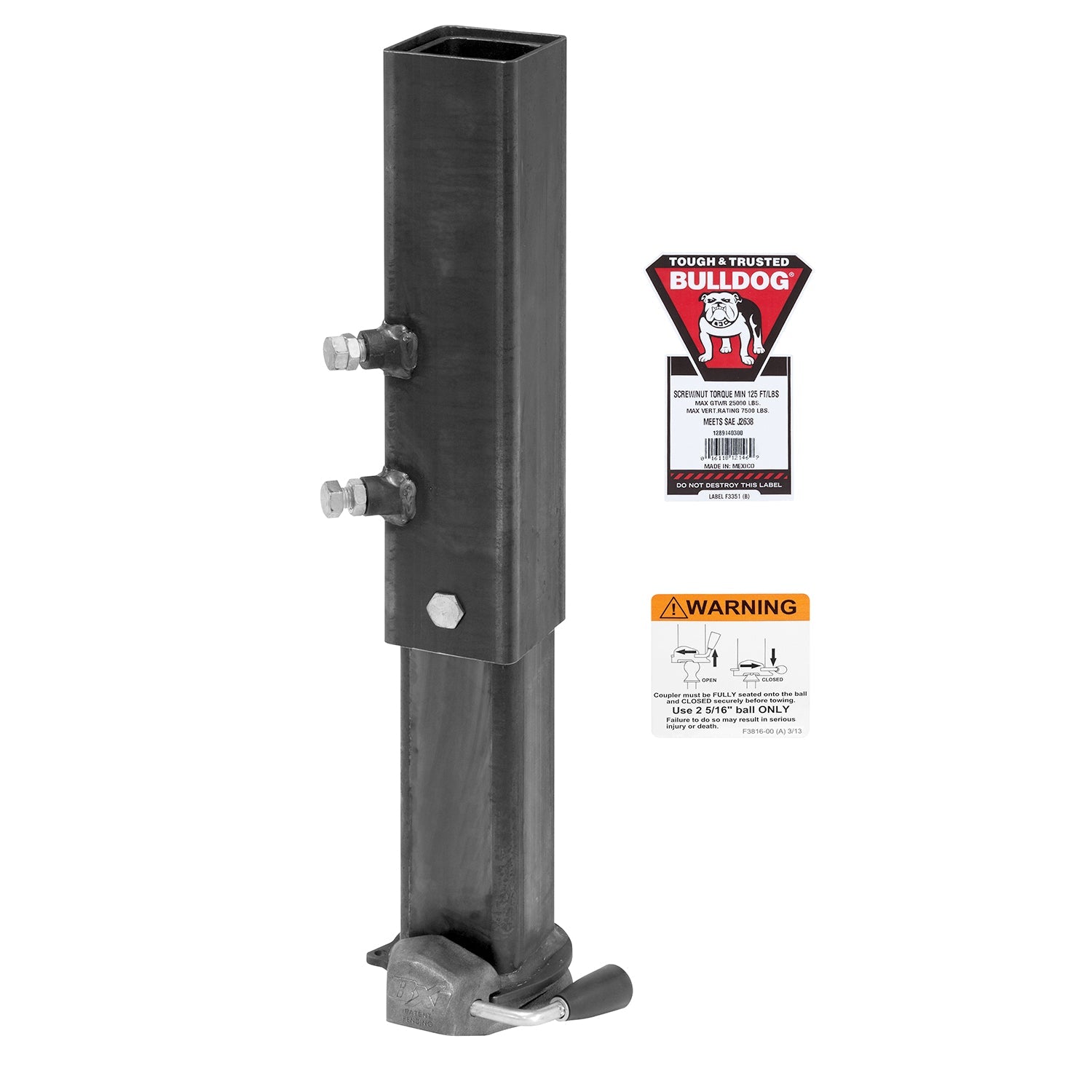 Gooseneck Trailer Coupler,Square Coupler 2-5/16 Inch Ball