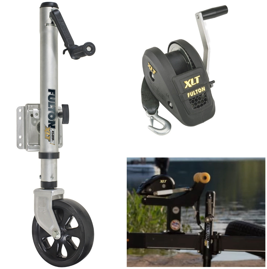 Boat Trailer Jacks,Bolt-Thru Style Swivel Bracket Jack