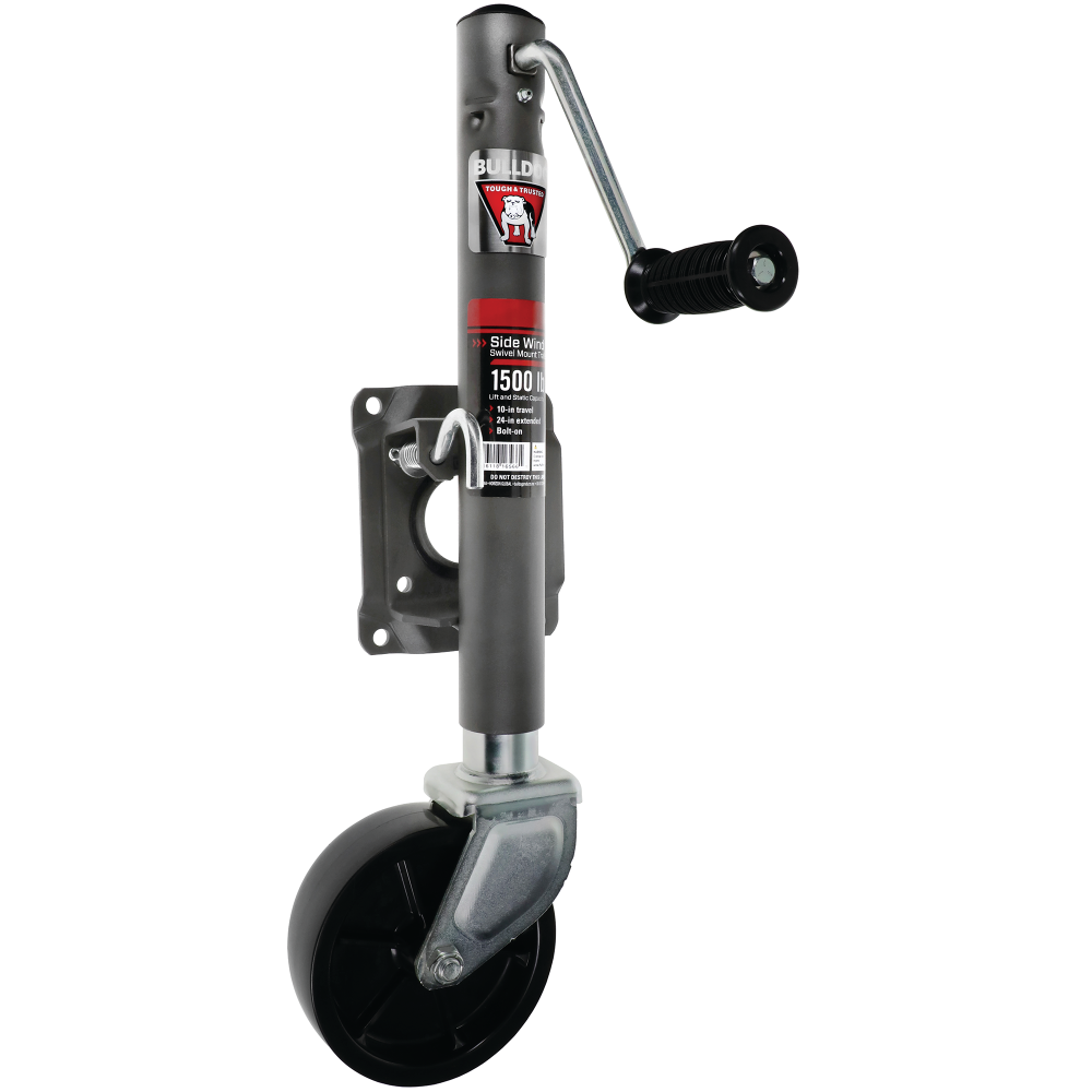 Boat Trailer Jacks,Snap-Ring Style Swivel Bracket Jack
