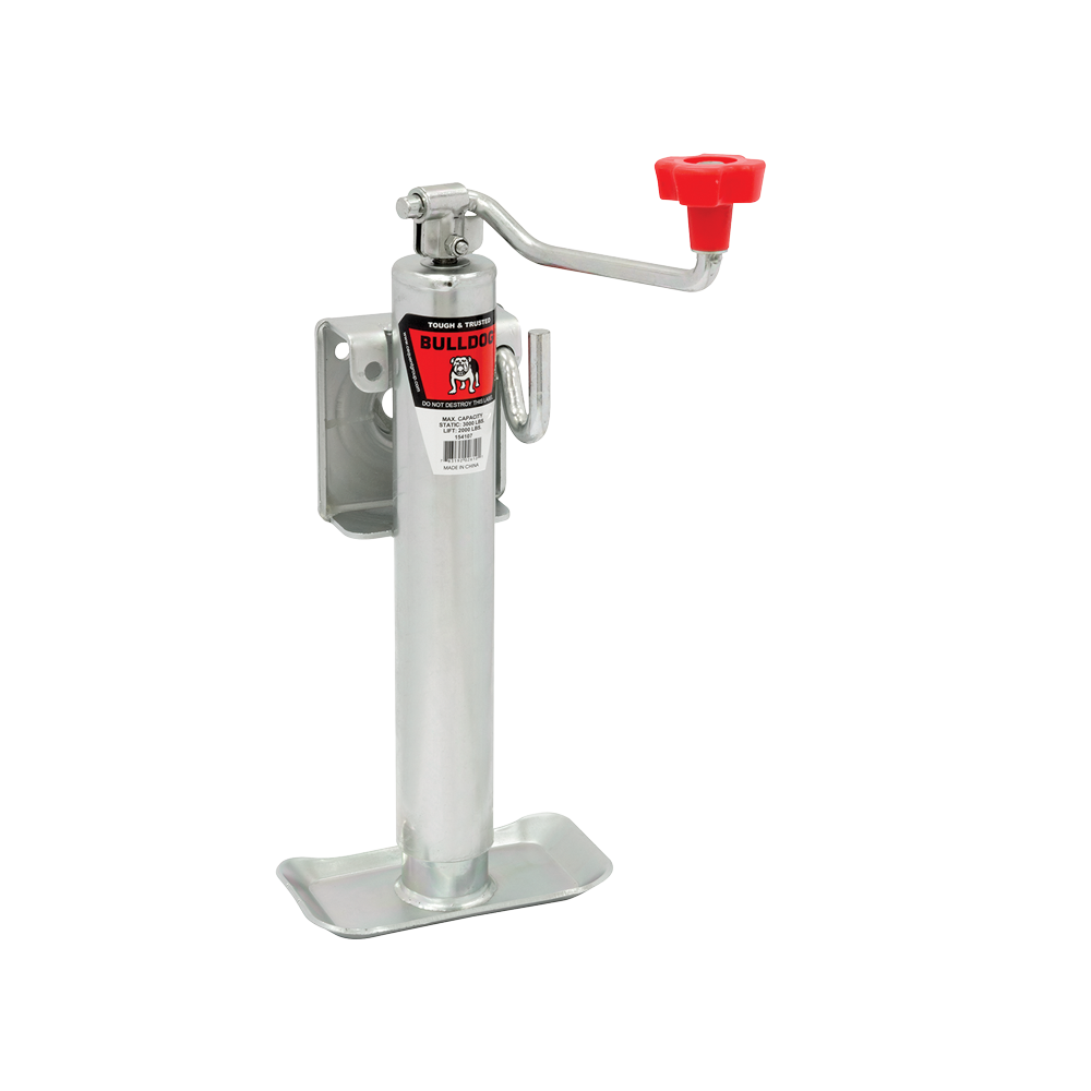Boat Trailer Jacks,Bolt-Thru Style Swivel Bracket Jack