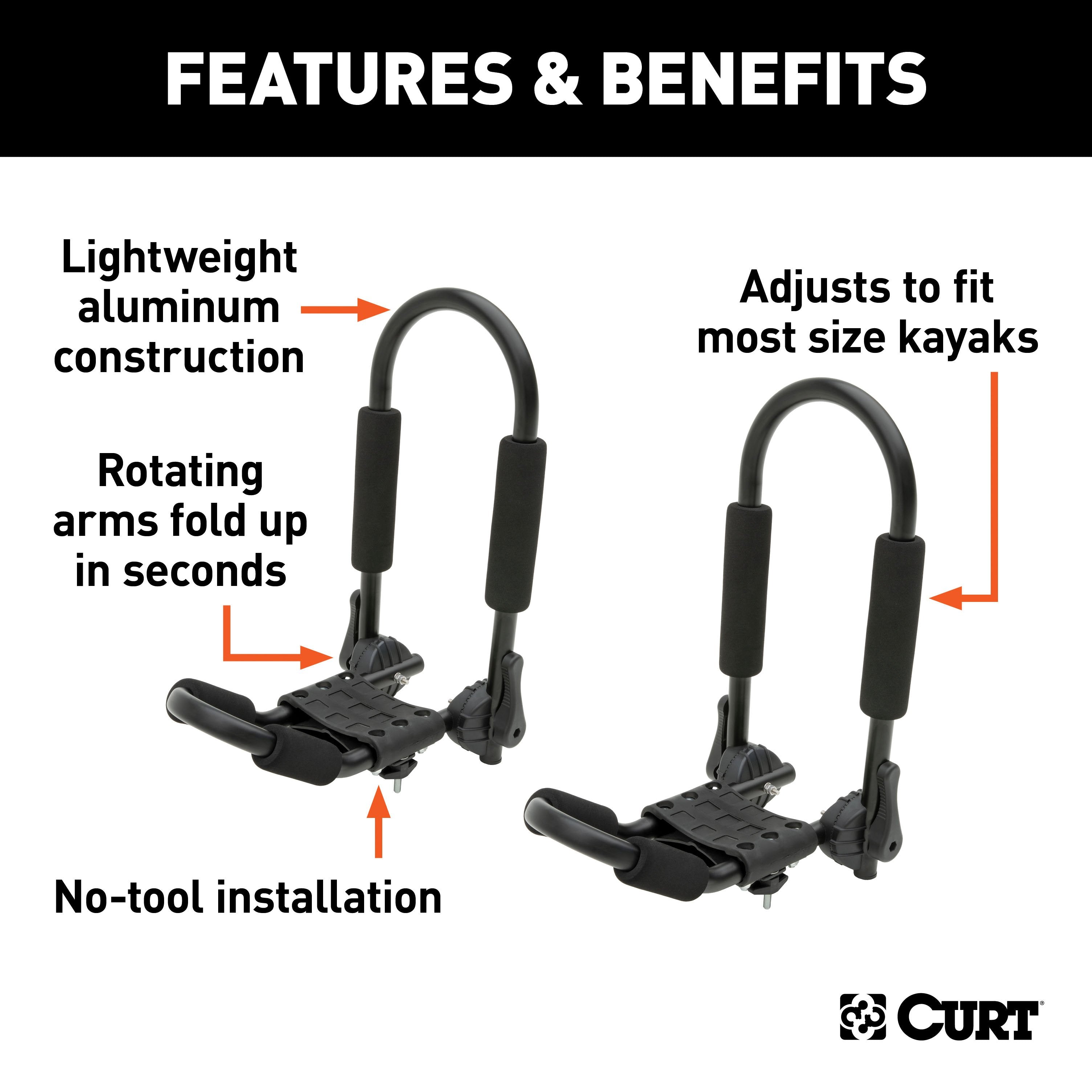 Rooftop Cargo,Kayak Canoe and Paddle Board Holders