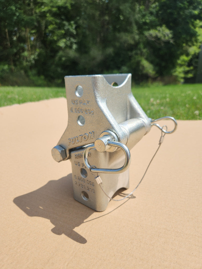 Swing Away Trailer Tongue,Zinc Plated Bolt-On Hinge Kits