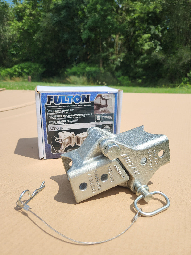 Swing Away Trailer Tongue,Zinc Plated Bolt-On Hinge Kits