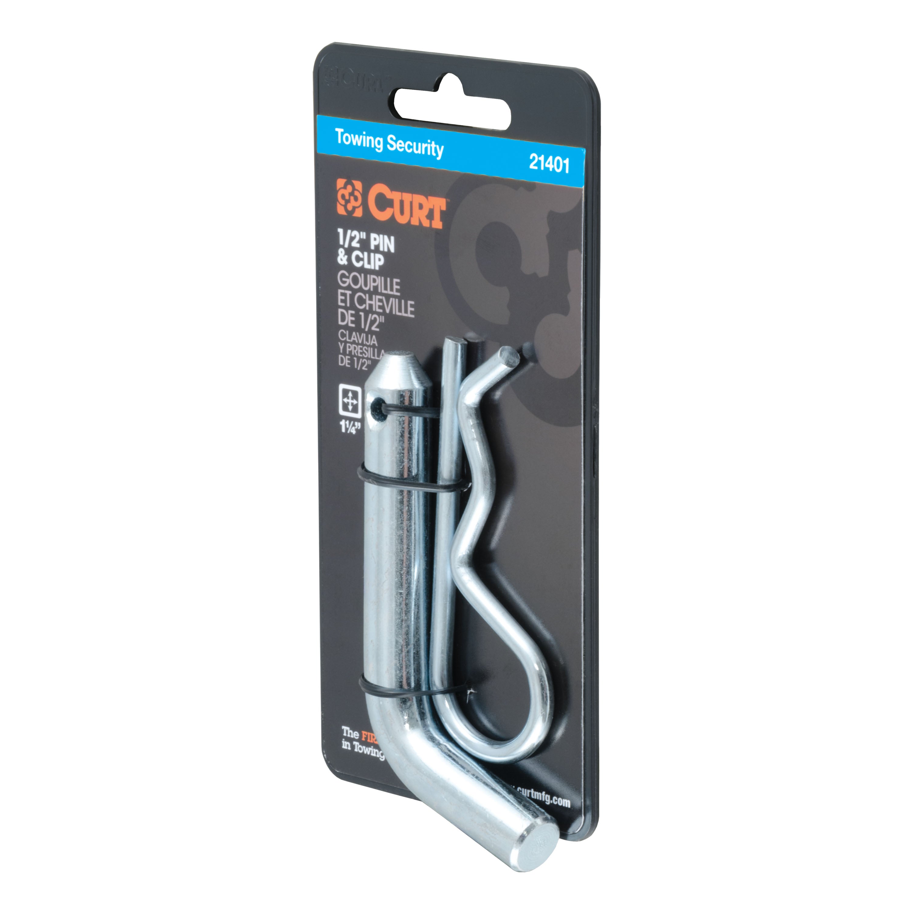 Hitch Pins and Clips,Fits 1-1/4 Inch Hitch
