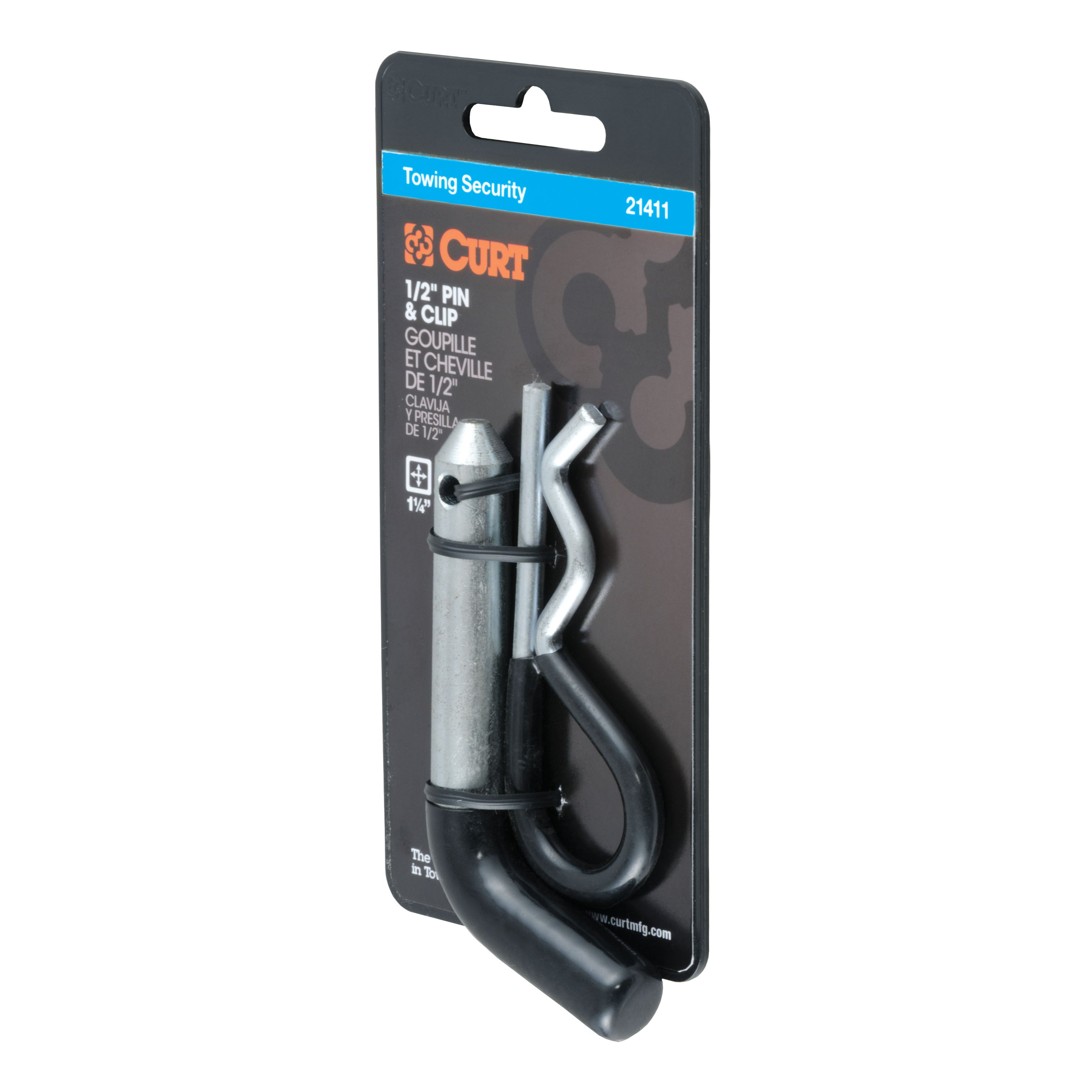 Hitch Pins and Clips,Fits 1-1/4 Inch Hitch