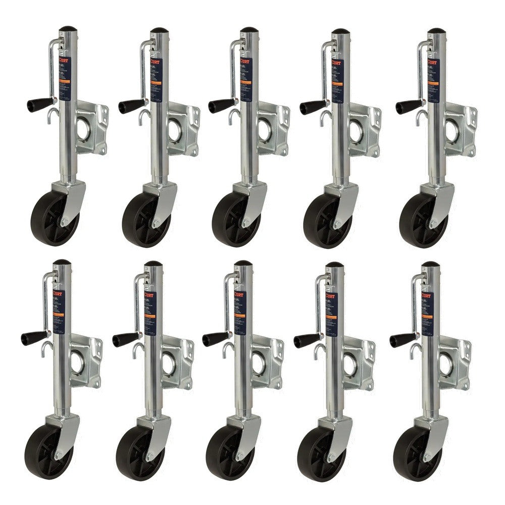 Boat Trailer Jacks,Snap-Ring Style Swivel Bracket Jack