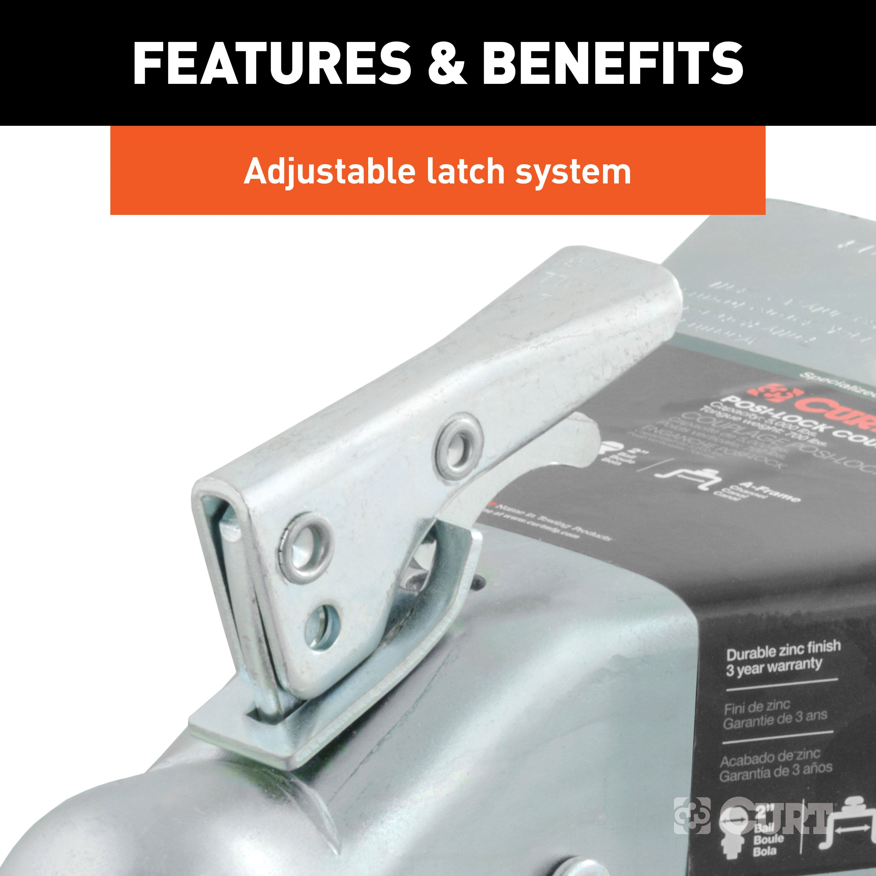Trailer Tongue Coupler,A-Frame Trailer Coupler