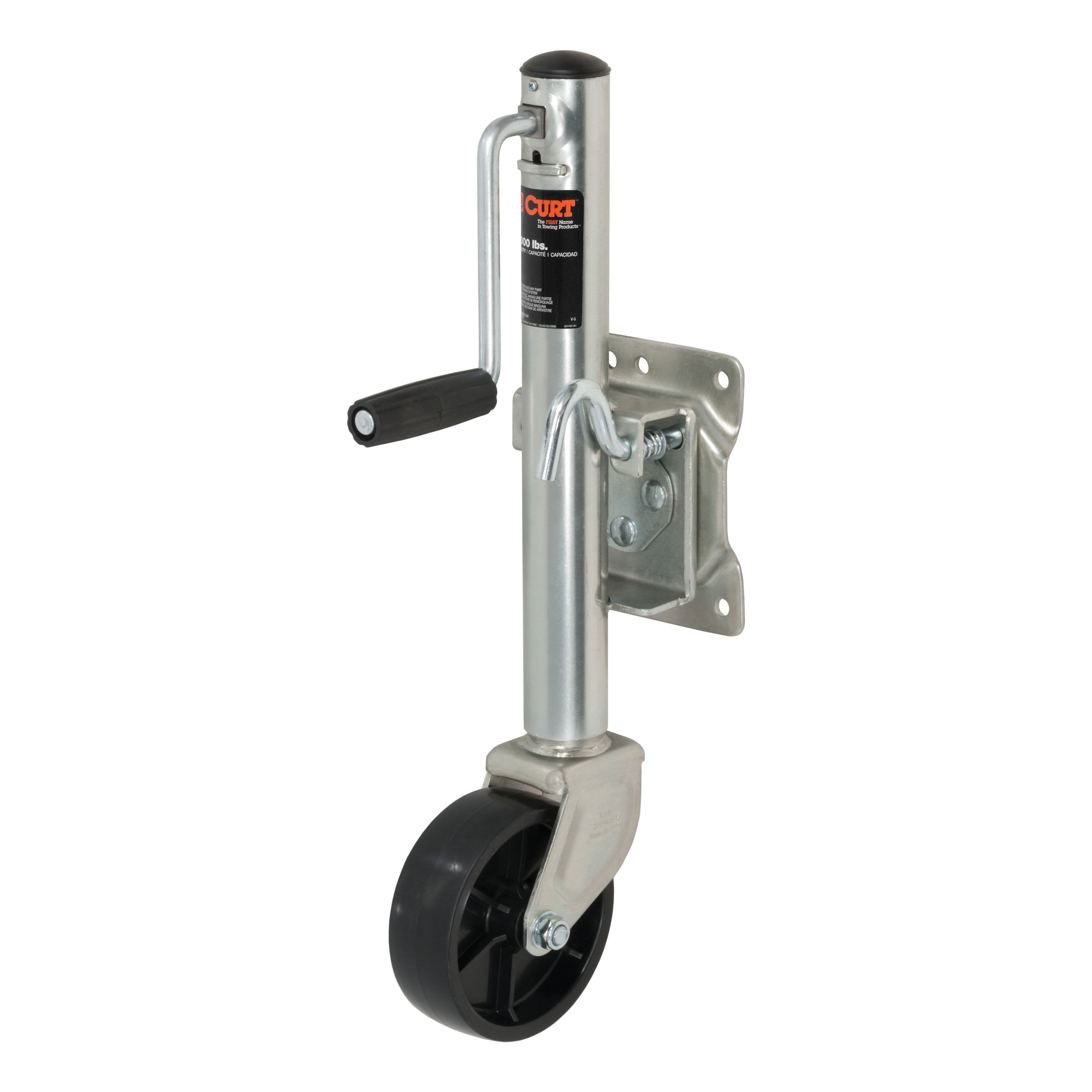 Boat Trailer Jacks,Snap-Ring Style Swivel Bracket Jack