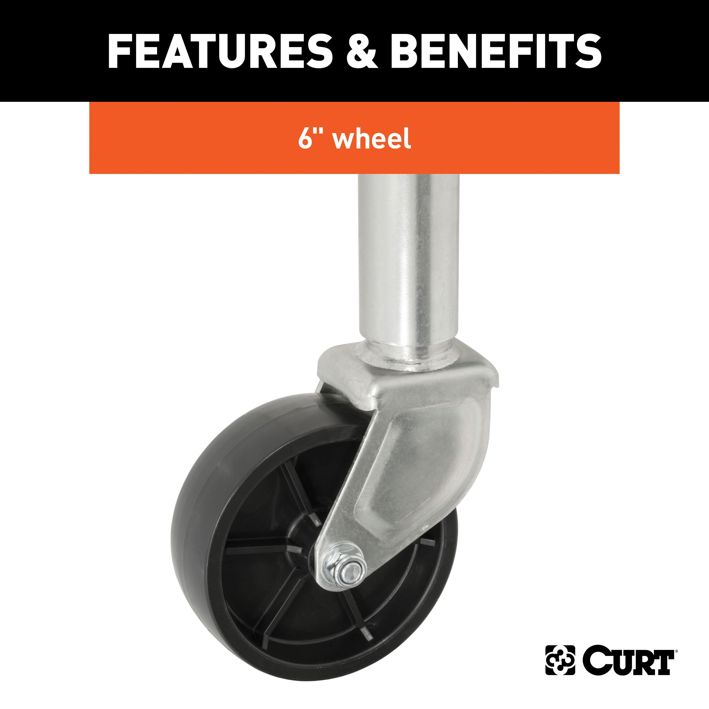 Boat Trailer Jacks,Snap-Ring Style Swivel Bracket Jack