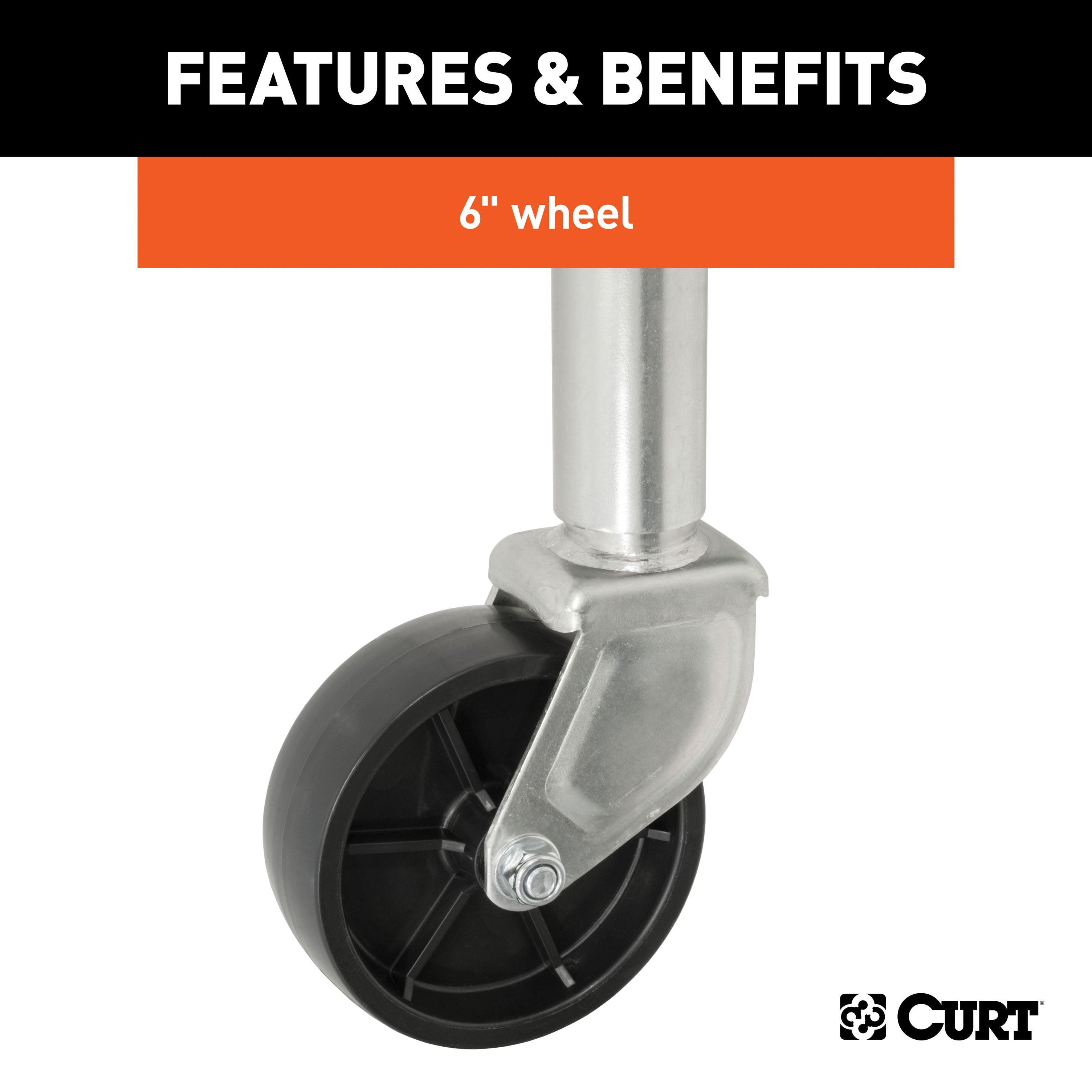Boat Trailer Jacks,Snap-Ring Style Swivel Bracket Jack