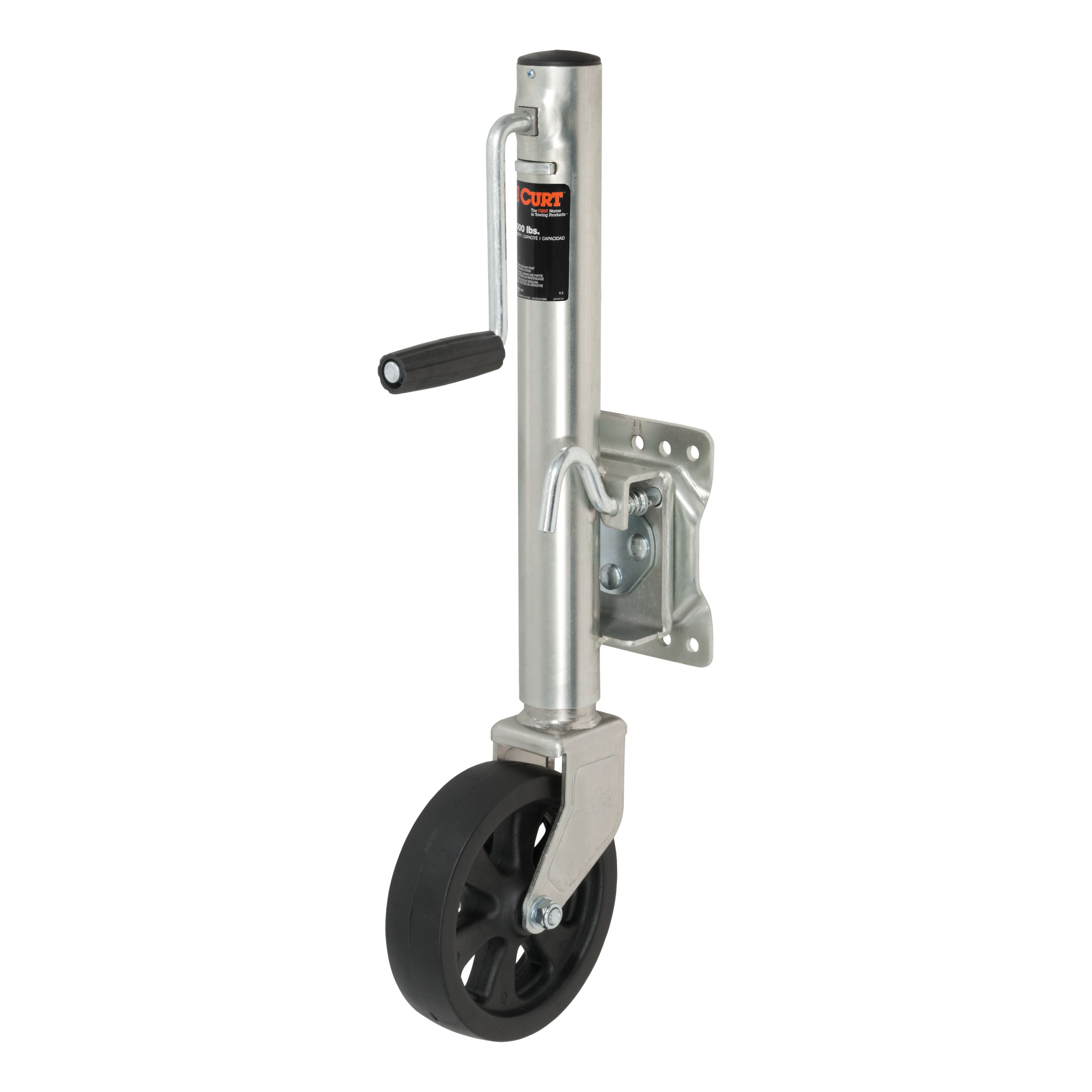 Boat Trailer Jacks,Snap-Ring Style Swivel Bracket Jack
