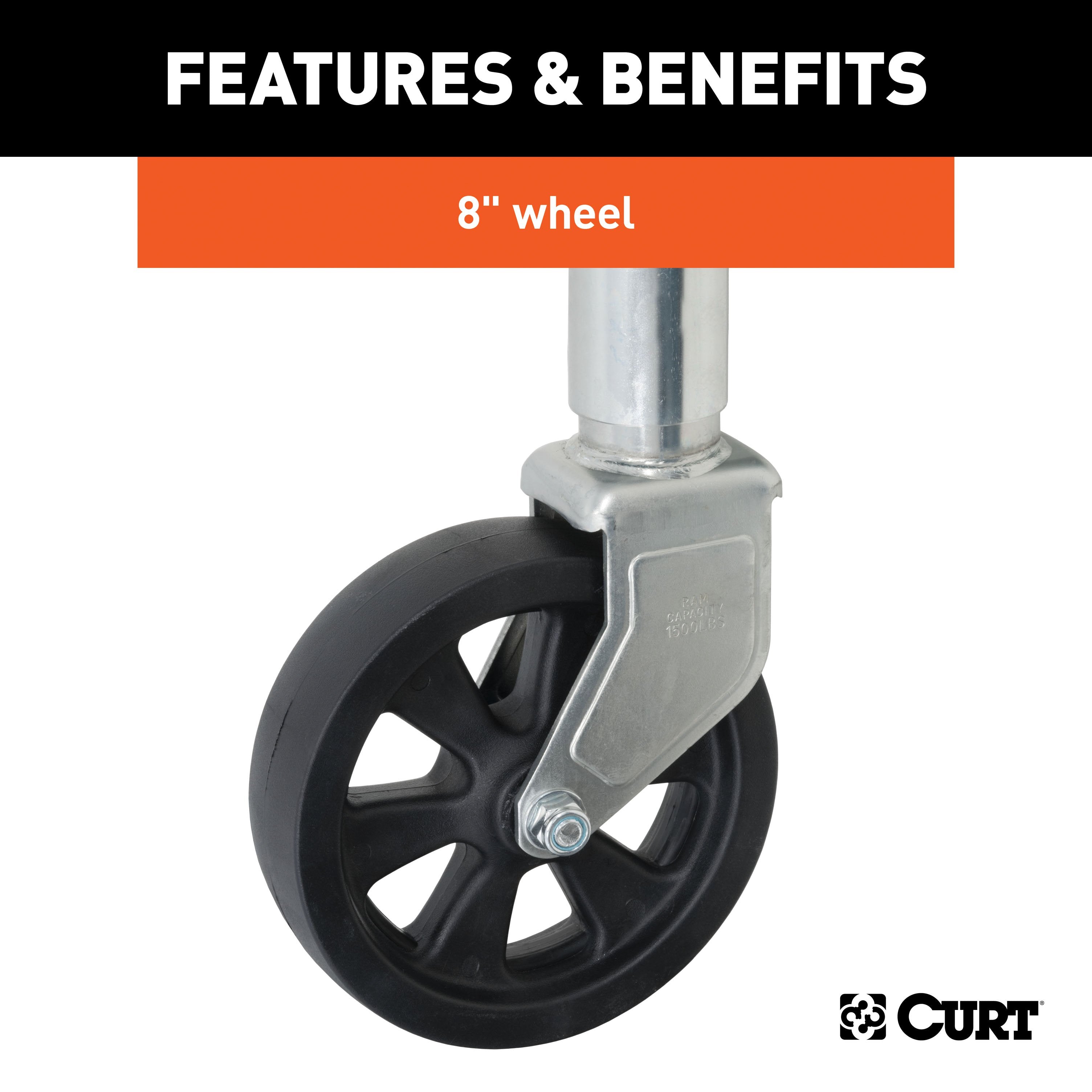 Boat Trailer Jacks,Snap-Ring Style Swivel Bracket Jack