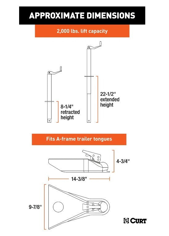 Trailer Jacks,A-Frame Style Trailers