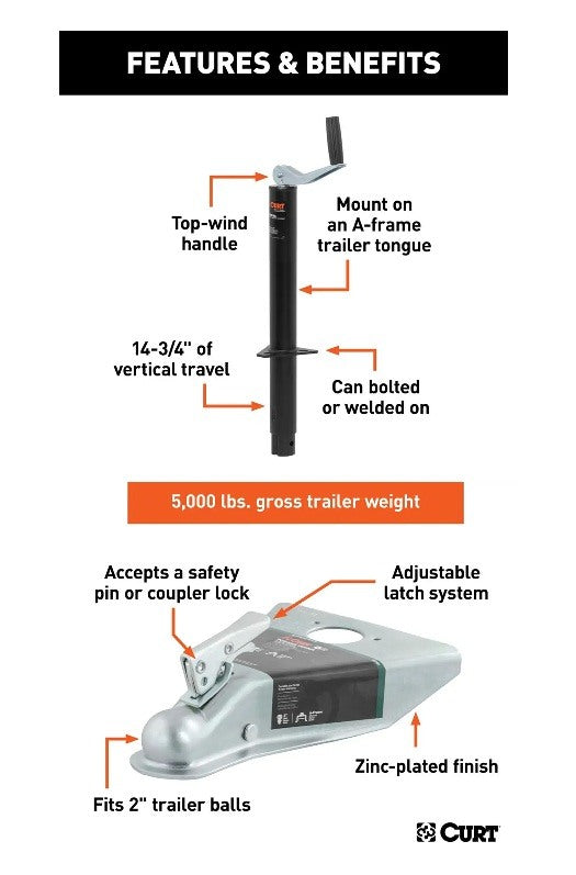 Trailer Jacks,A-Frame Style Trailers