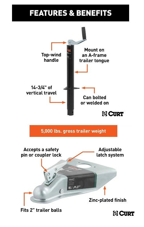 Trailer Jacks,A-Frame Style Trailers