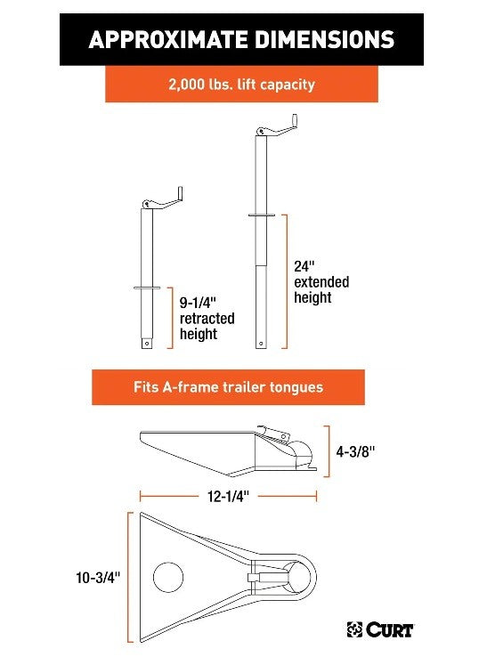 Trailer Jacks,A-Frame Style Trailers