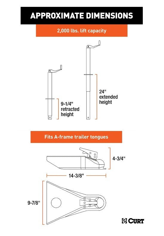 Trailer Jacks,A-Frame Style Trailers