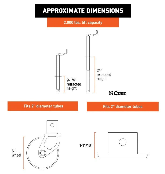 Trailer Jacks,A-Frame Style Trailers