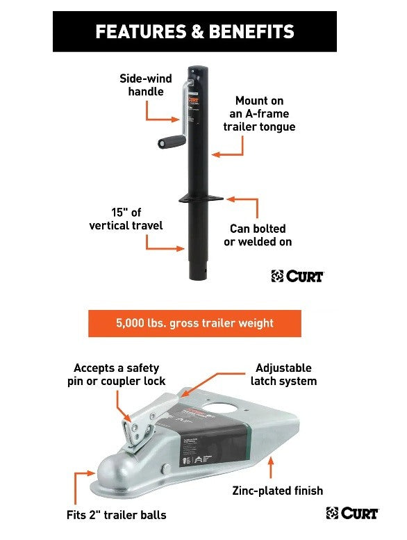 Trailer Jacks,A-Frame Style Trailers