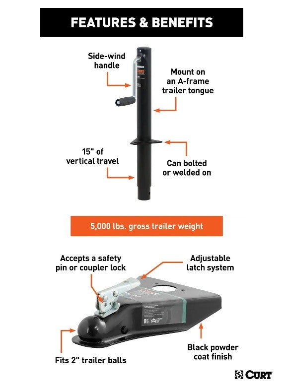 Trailer Jacks,A-Frame Style Trailers