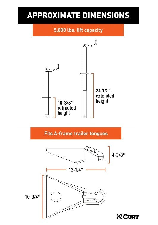Trailer Jacks,A-Frame Style Trailers