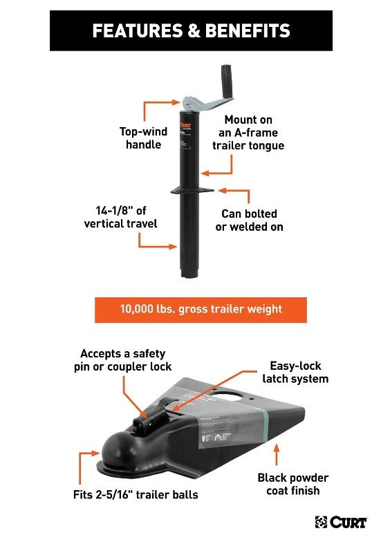 Trailer Jacks,A-Frame Style Trailers