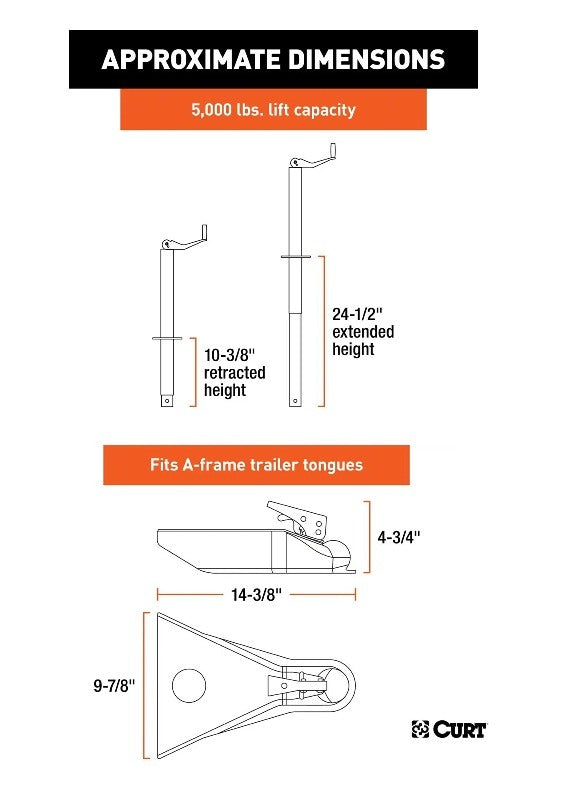 Trailer Jacks,A-Frame Style Trailers