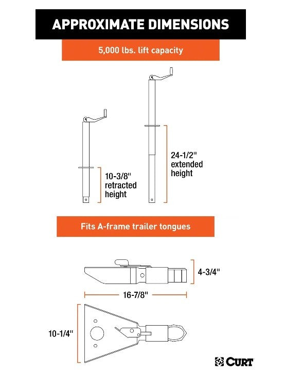 Trailer Jacks,A-Frame Style Trailers