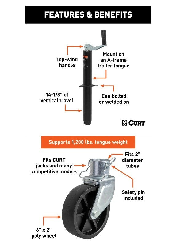 Trailer Jacks,A-Frame Style Trailers
