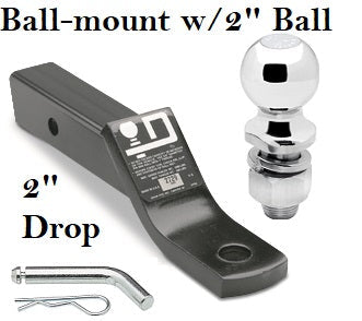 Trailer Hitch Ball Mount,Fixed Ball Mount