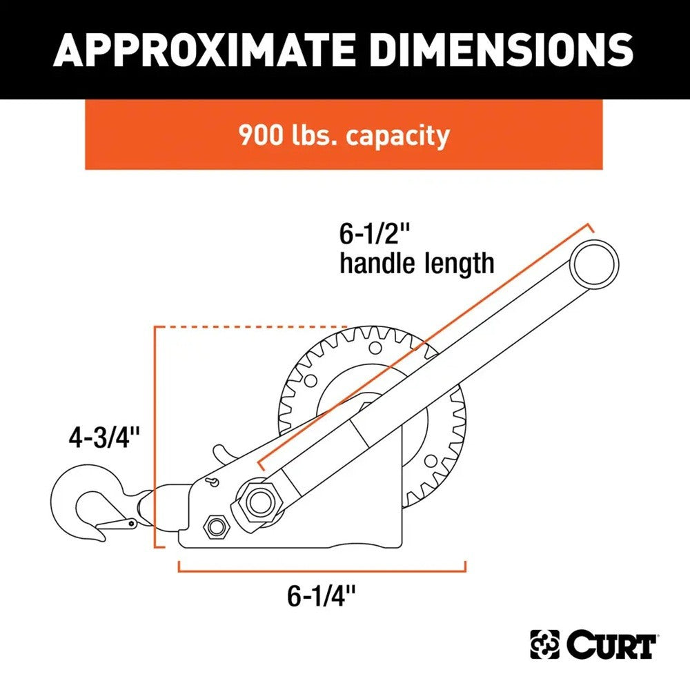 Boat Winch,Single Speed Trailer Winch