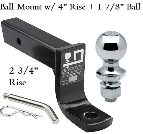 Trailer Hitch Ball Mount,Fixed Ball Mount
