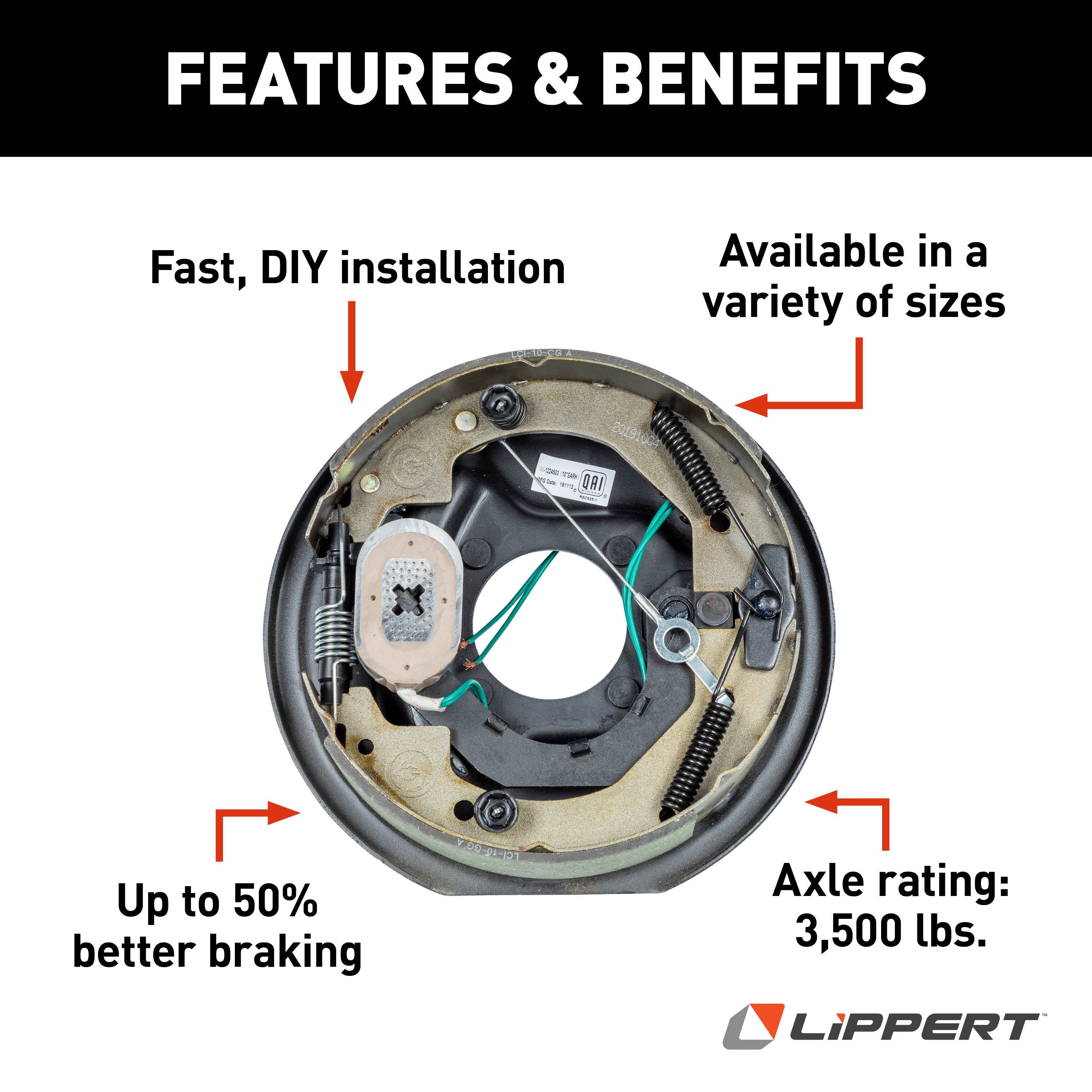 Trailer Brakes,Electric Drum Brake Assemblies