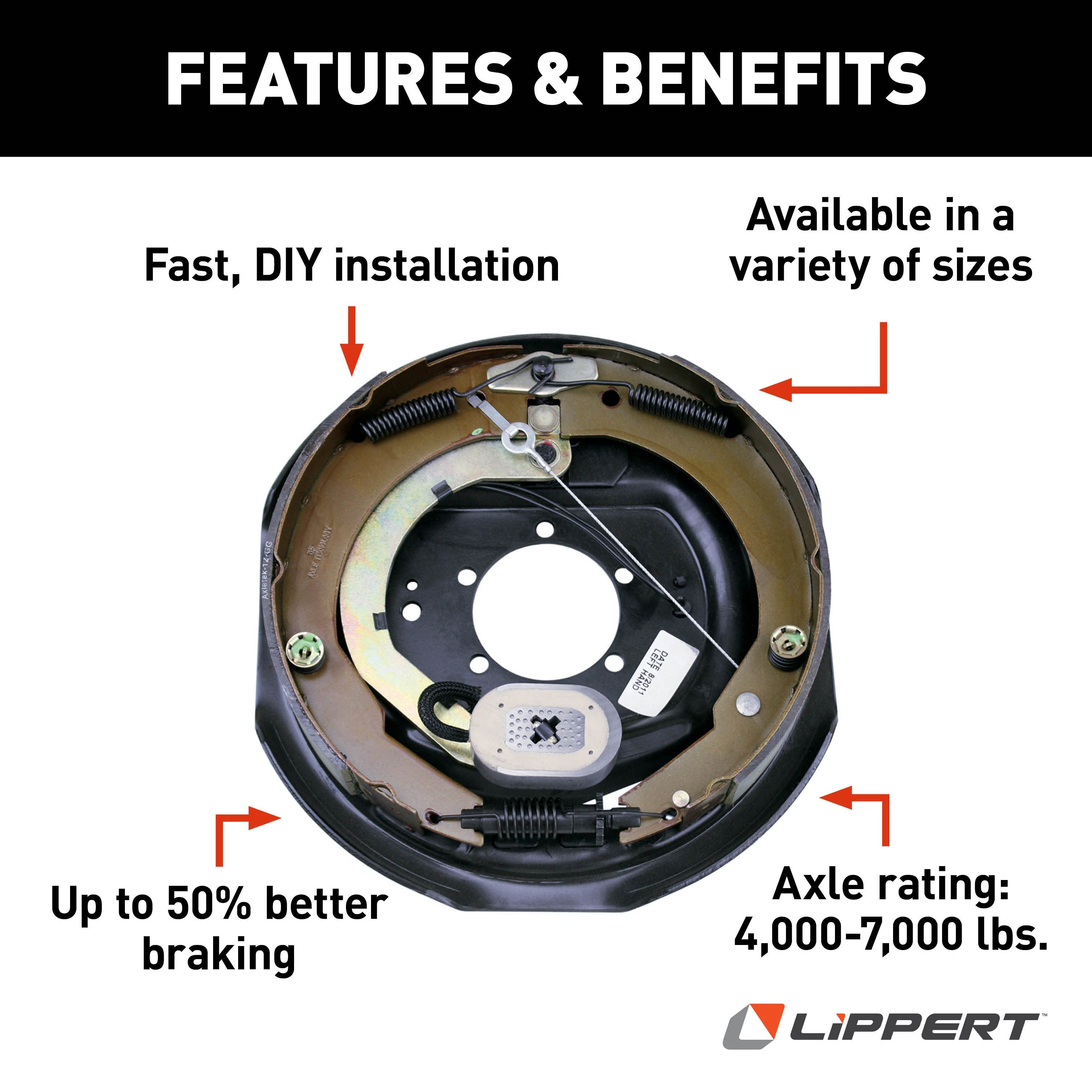 Trailer Brakes,Electric Drum Brake Assemblies