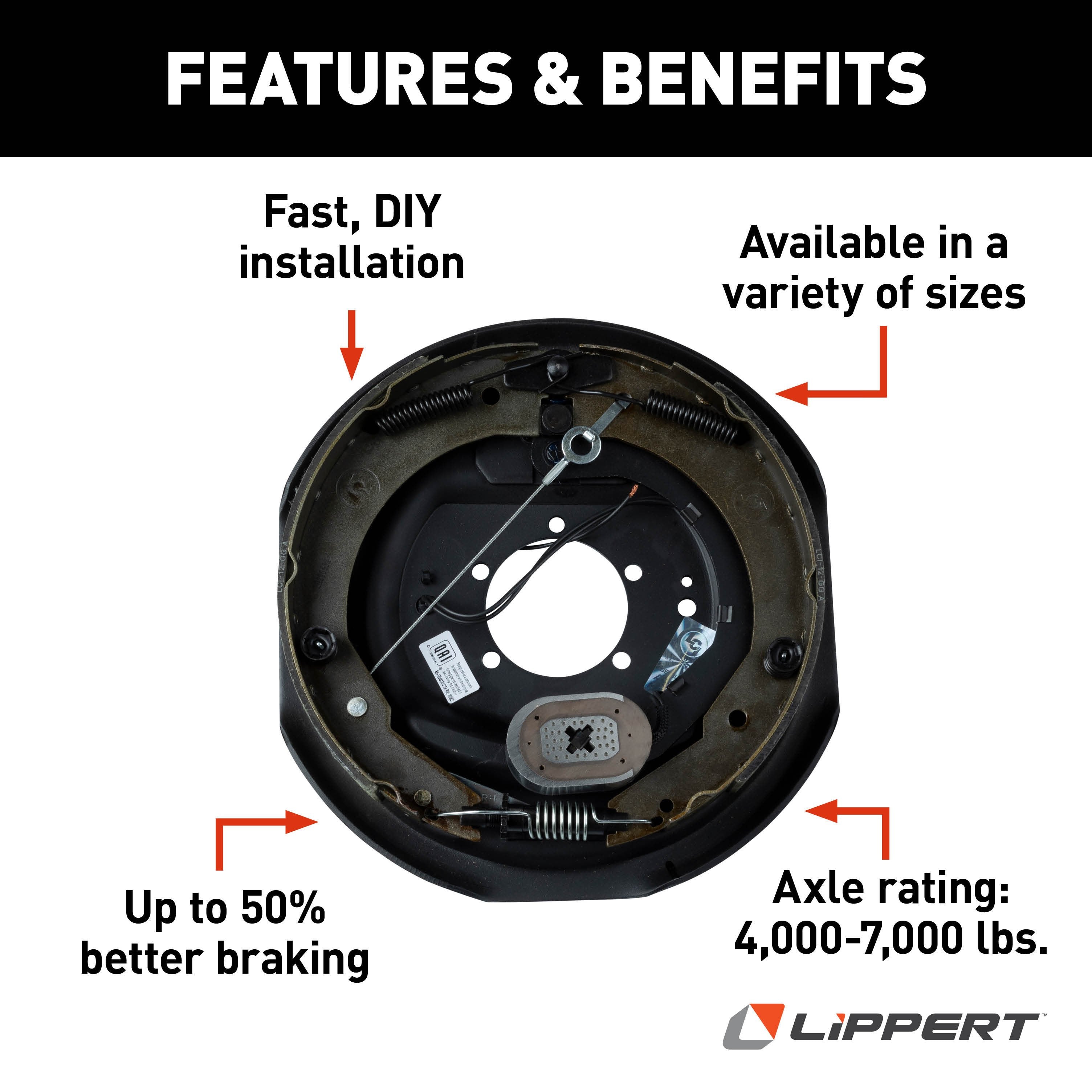 Trailer Brakes,Electric Drum Brake Assemblies