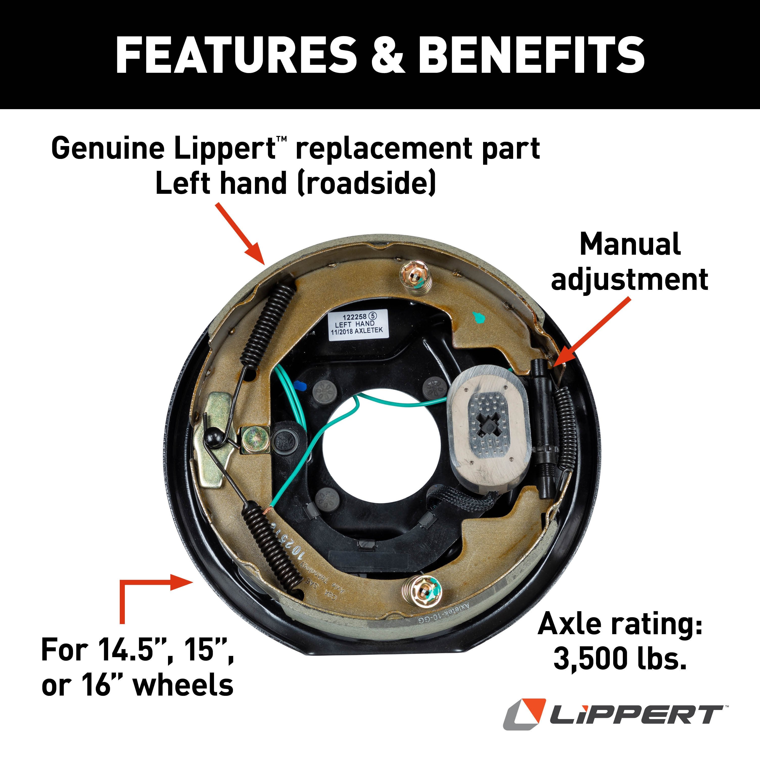 Trailer Brakes,Electric Drum Brake Assemblies