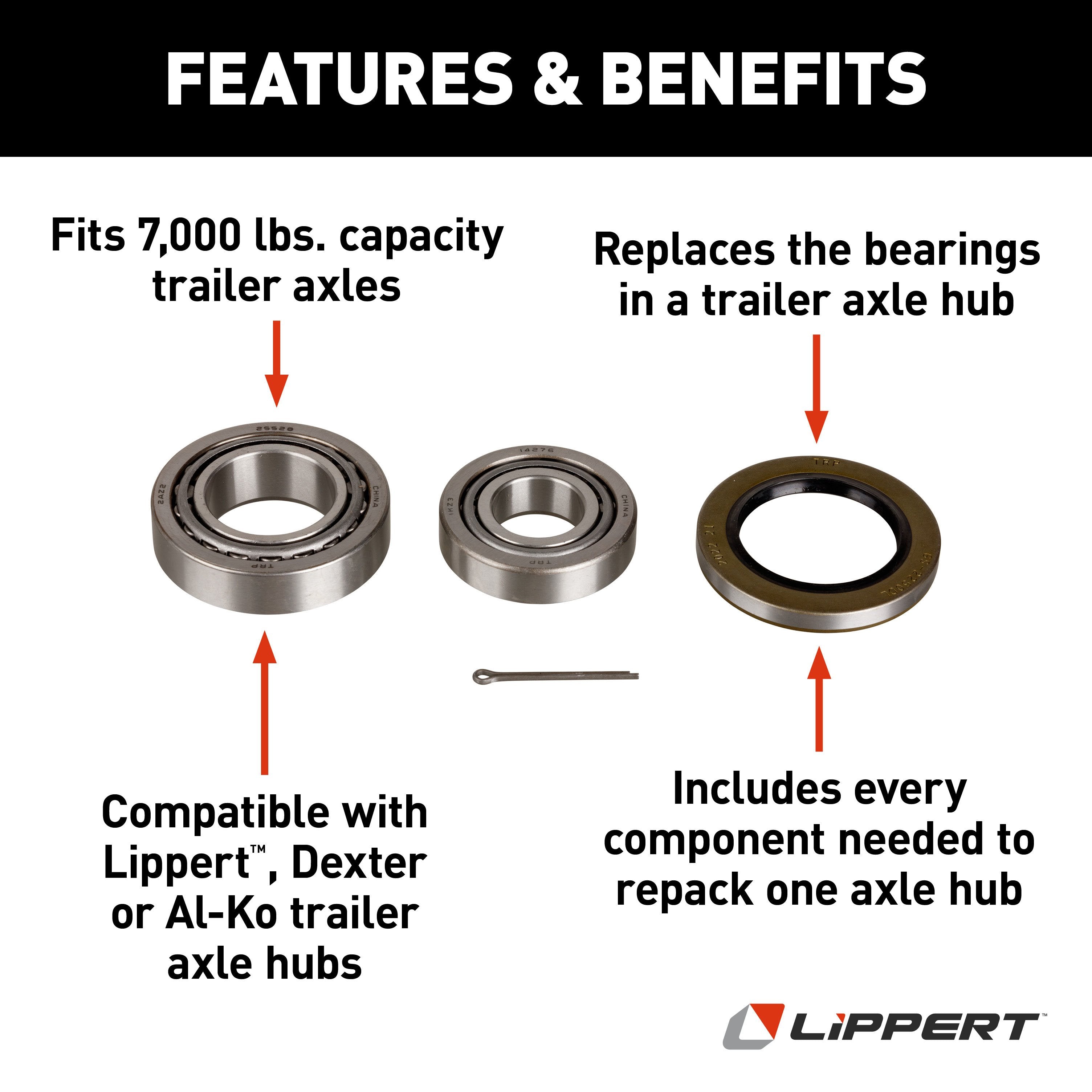 Grease Seals Races Bearings and Caps,Bearings