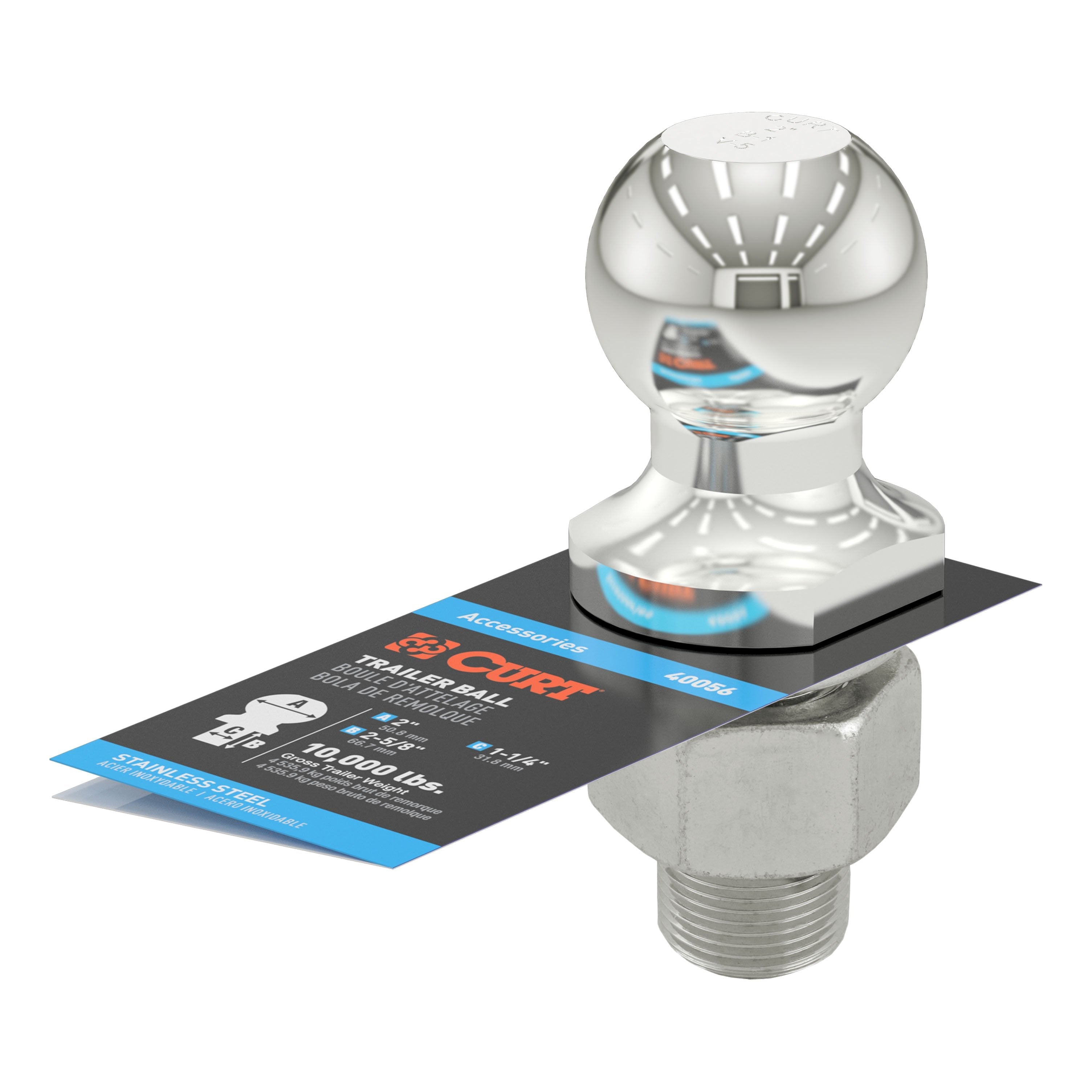 Trailer Hitch Ball,2 Inch Ball