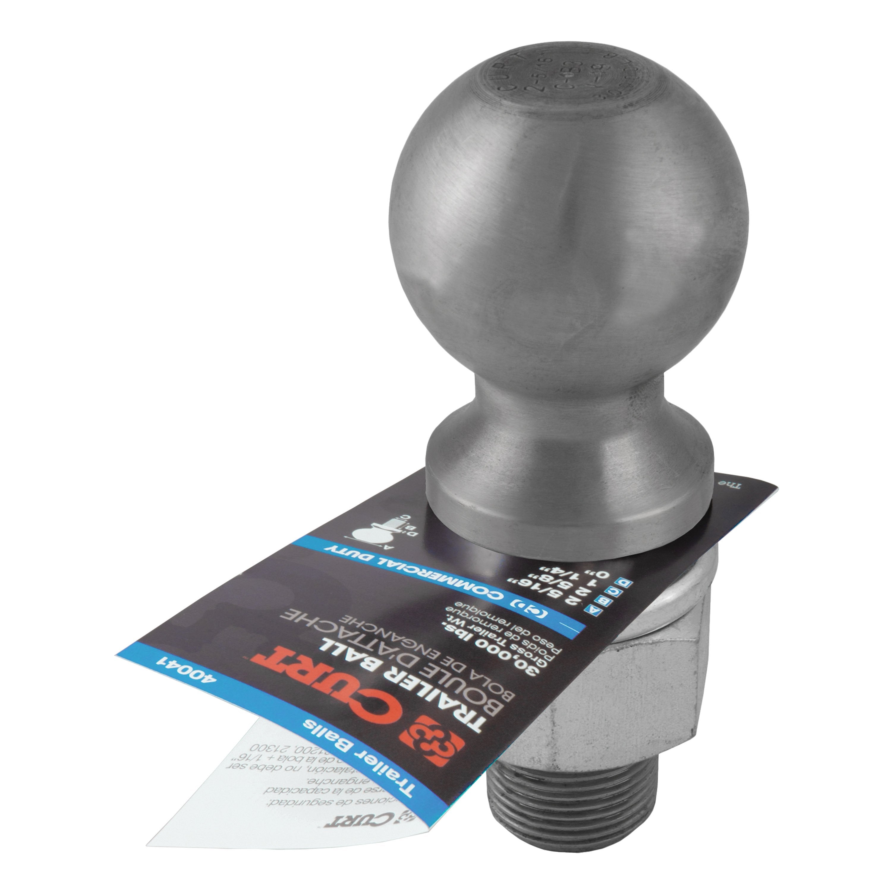 Trailer Hitch Ball,2-5/16 Inch Ball