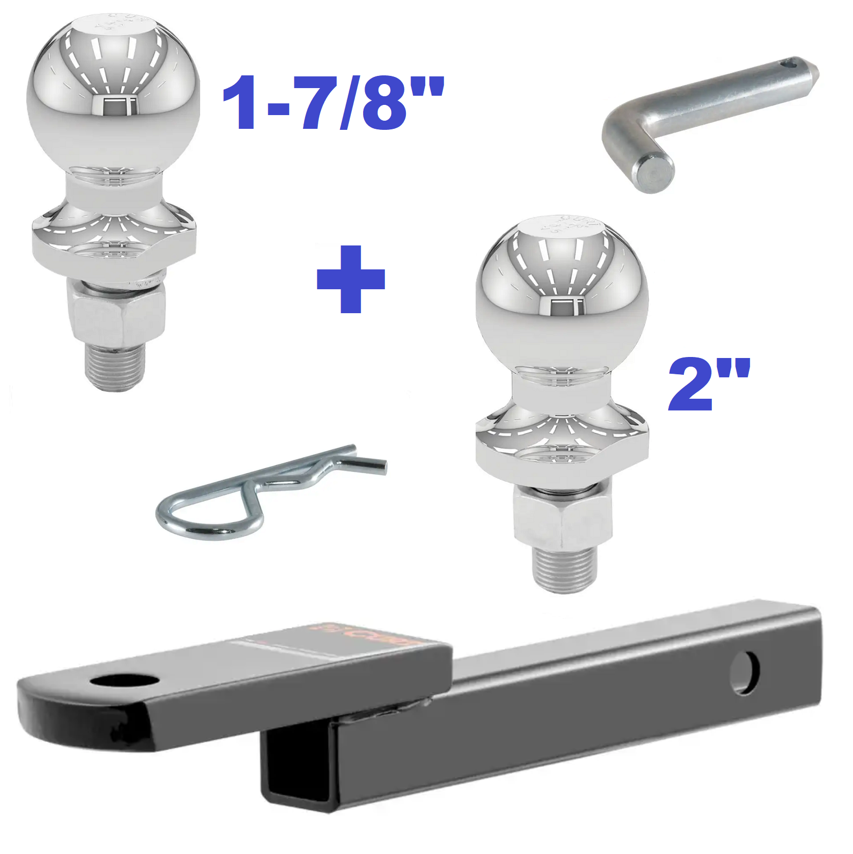 Trailer Hitch Ball Mount,Fixed Ball Mount