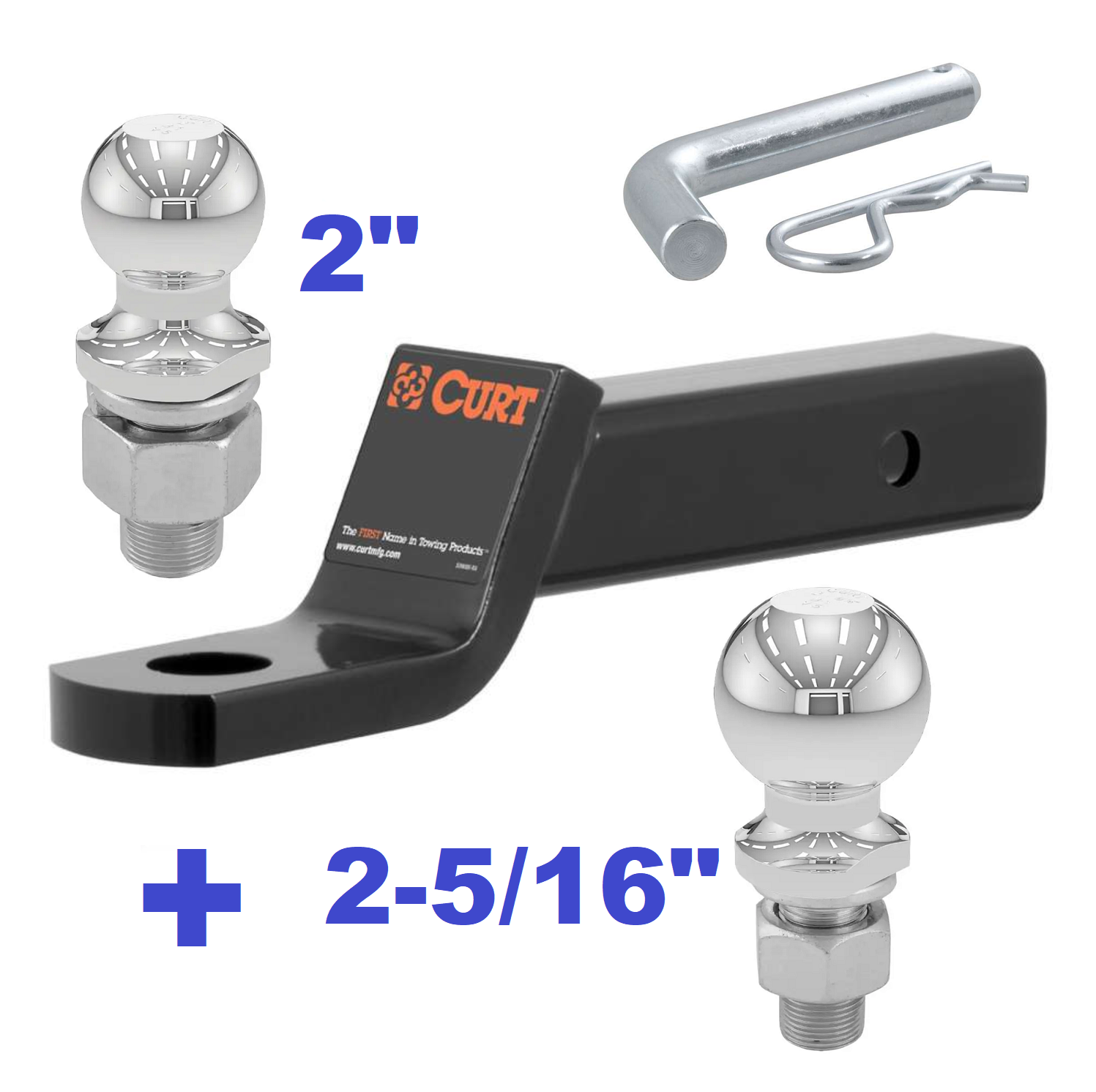 Trailer Hitch Ball Mount,Fixed Ball Mount