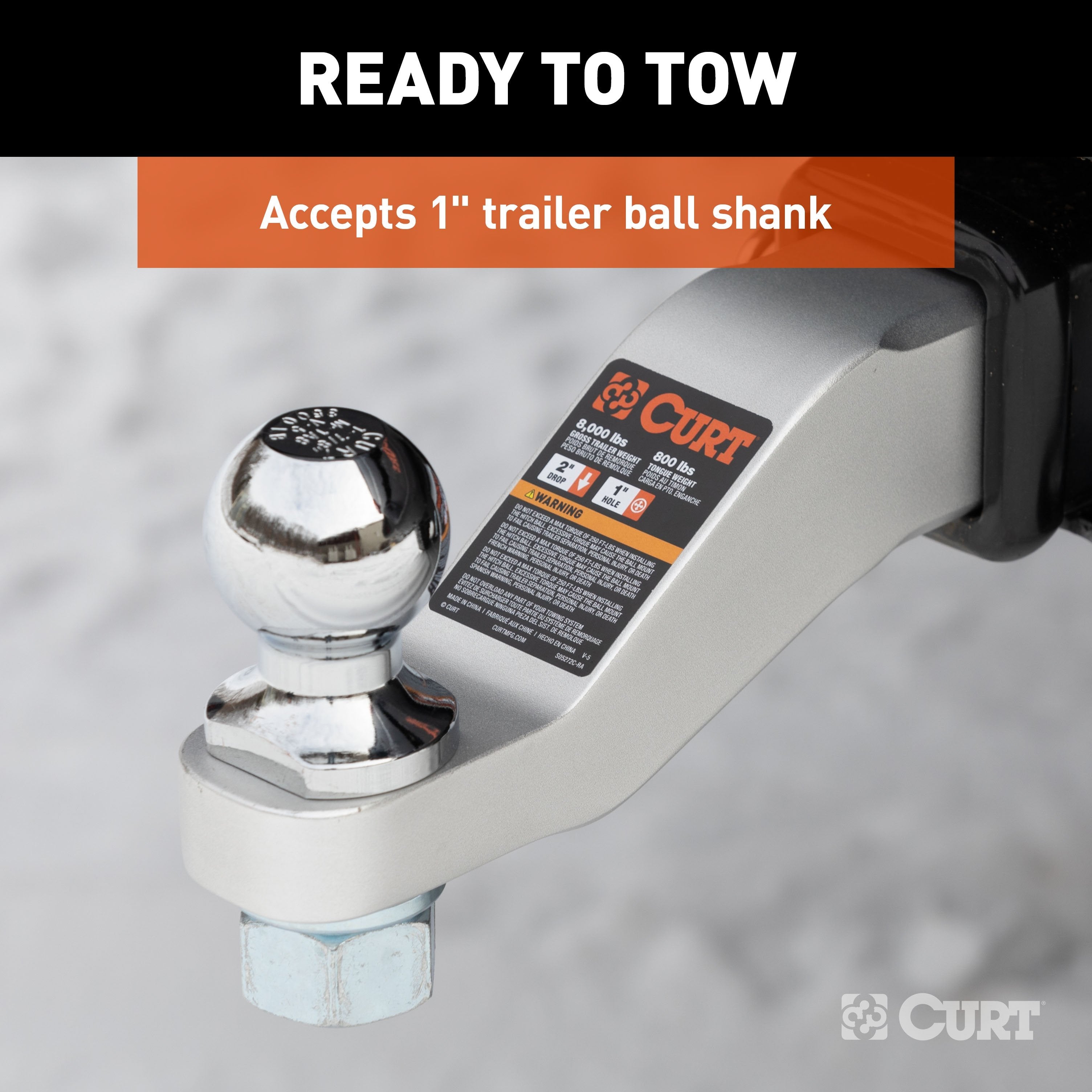 Trailer Hitch Ball Mount,Fixed Ball Mount