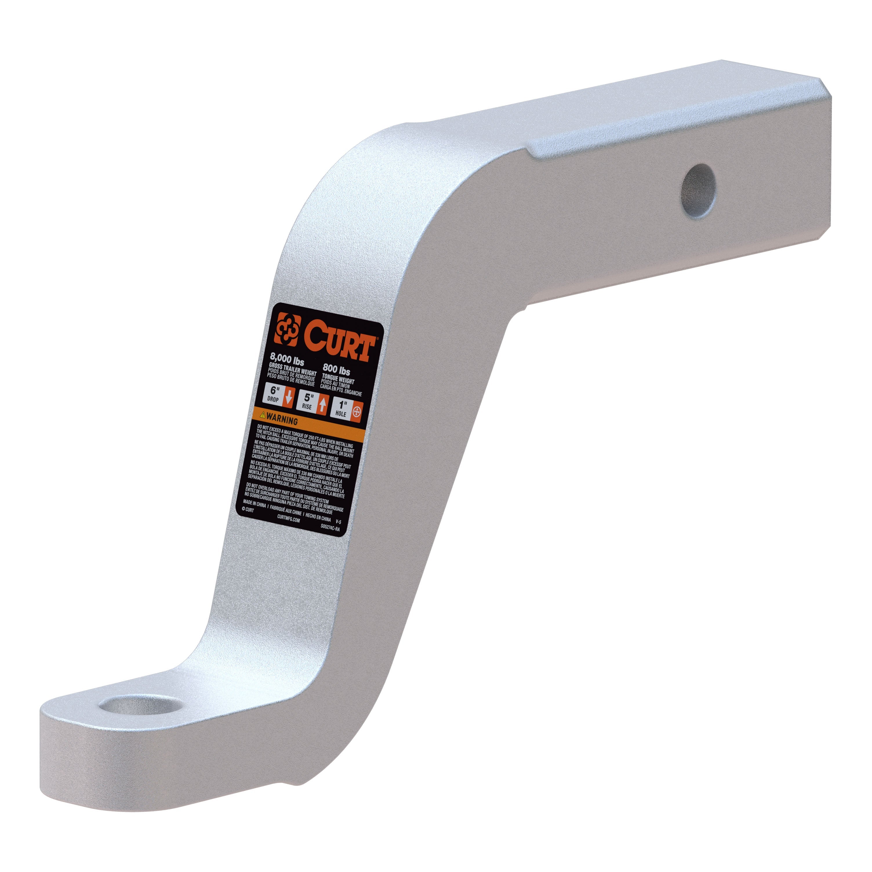Trailer Hitch Ball Mount,Fixed Ball Mount