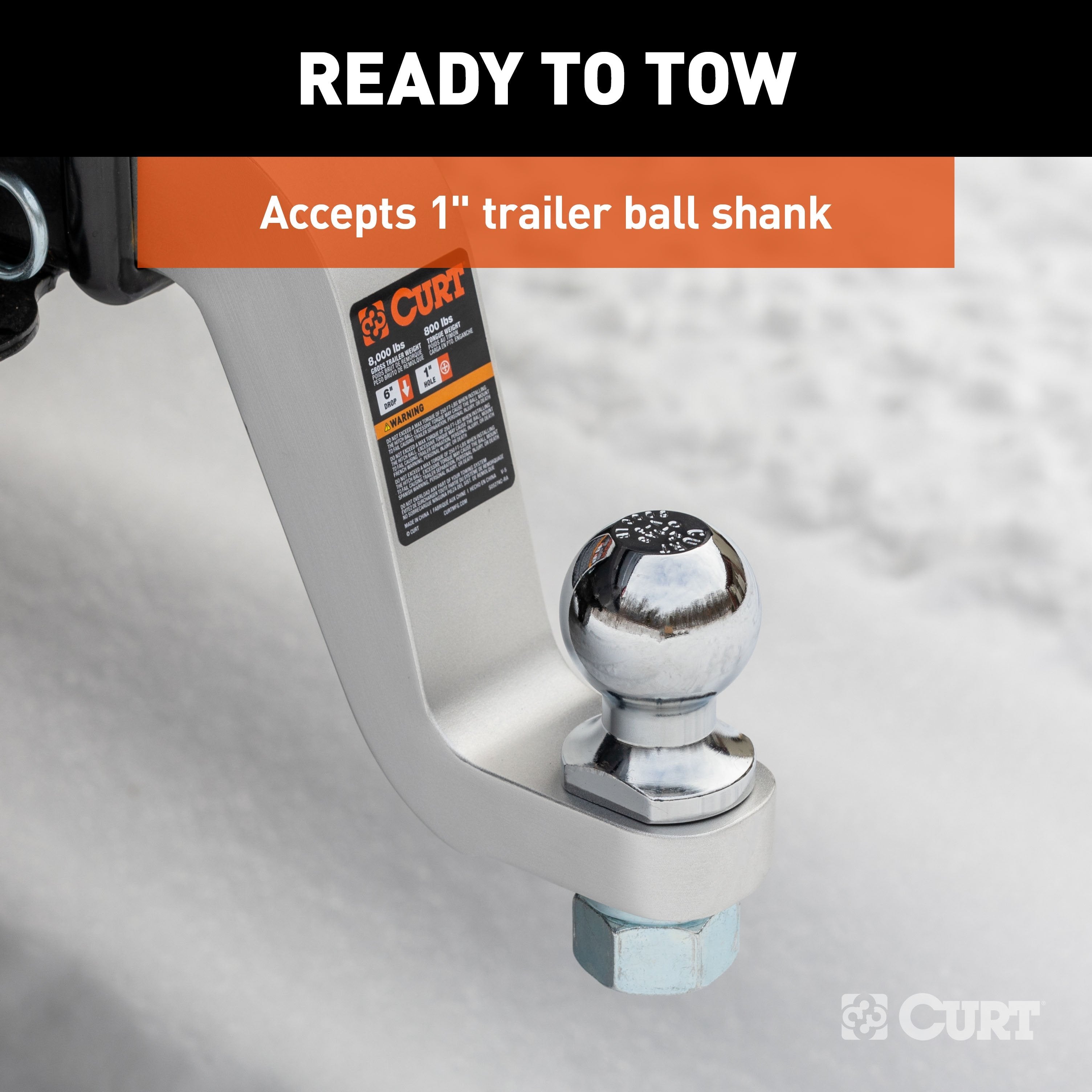 Trailer Hitch Ball Mount,Fixed Ball Mount